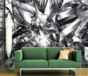 3D Black Crystal 100 Wallpaper AJ Wallpaper 