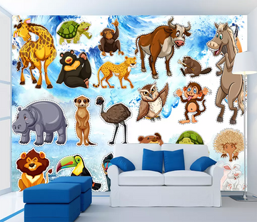 3D Cartoon Animals 171 Wallpaper AJ Wallpaper 2 