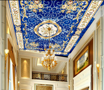 Blue Flowers 270 Wallpaper AJ Wallpaper 