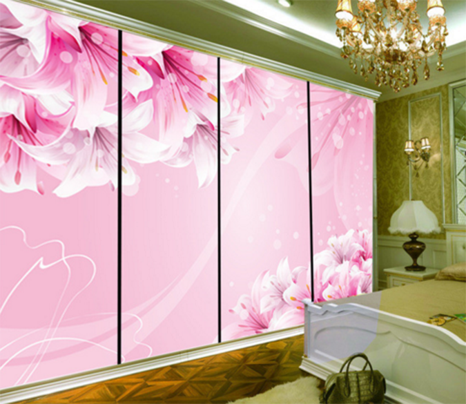 3D Dotted Flower 013 Wallpaper AJ Wallpaper 