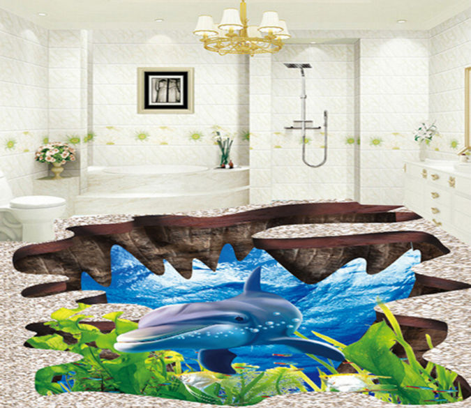 3D Seaweed 186 Floor Mural Wallpaper AJ Wallpaper 2 