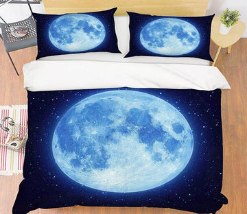 3D Round Moon 251 Bed Pillowcases Quilt Wallpaper AJ Wallpaper 