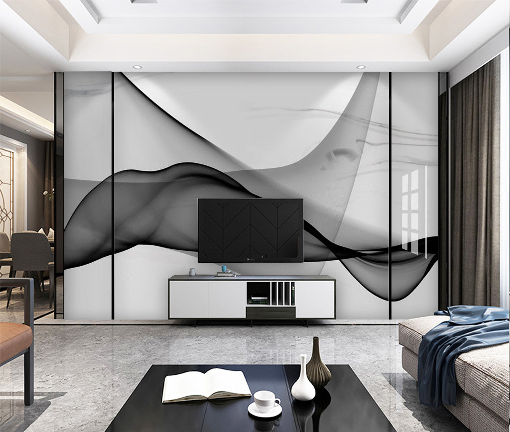 3D Abstract Ink WG471 Wall Murals