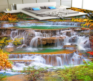 3D Ladder Rriver Water 139 Floor Mural Wallpaper AJ Wallpaper 2 
