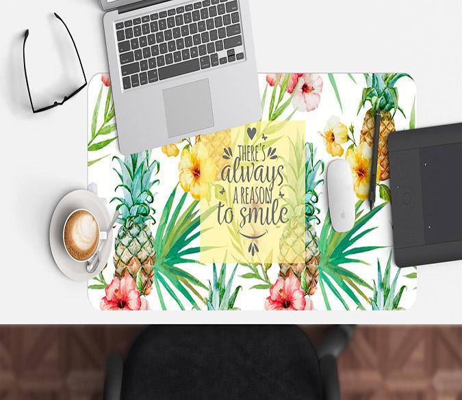 3D Green Plants 076 Desk Mat Mat AJ Creativity Home 