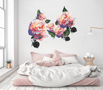 3D Lush Safflower 275 Wall Stickers Wallpaper AJ Wallpaper 