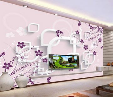 3D Flower Rhyme 403 Wallpaper AJ Wallpaper 