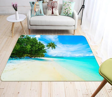 3D Beach Woods 177 Non Slip Rug Mat Mat AJ Creativity Home 