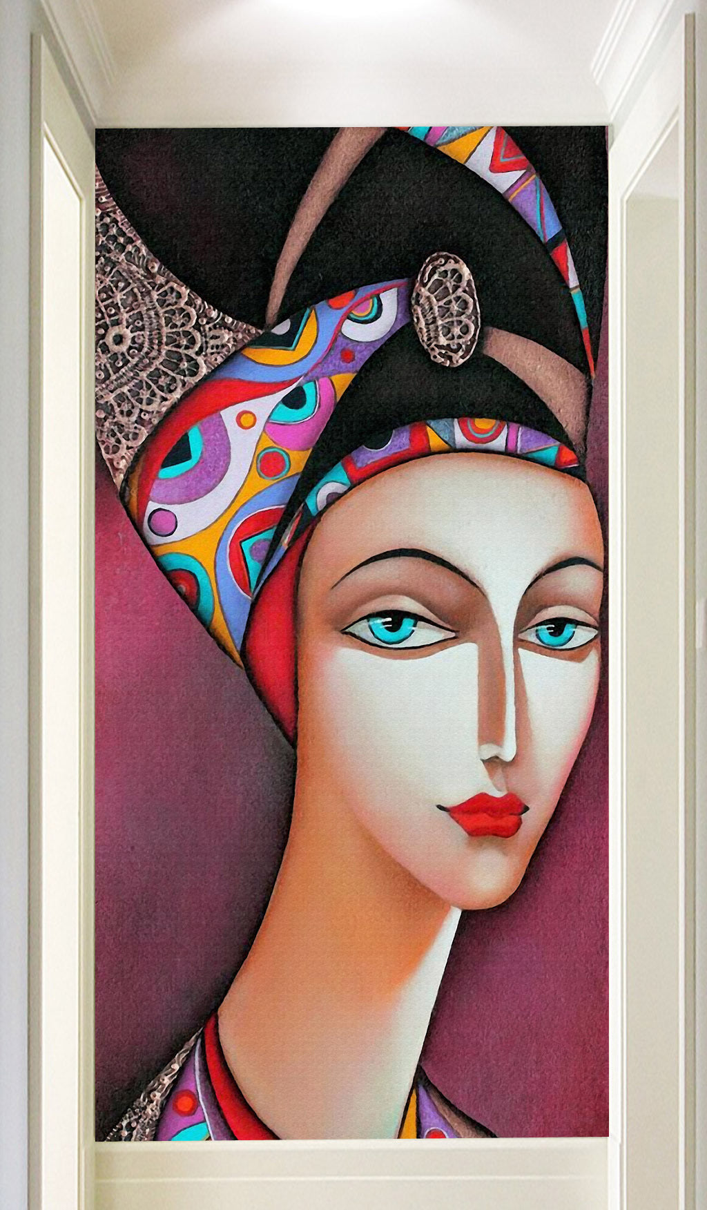 3D Painting Girl WG090 Wall Murals