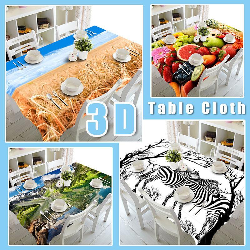 3D Winter Forest 584 Tablecloths Wallpaper AJ Wallpaper 