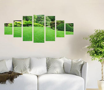 3D Green Grass 066 Unframed Print Wallpaper Wallpaper AJ Wallpaper 