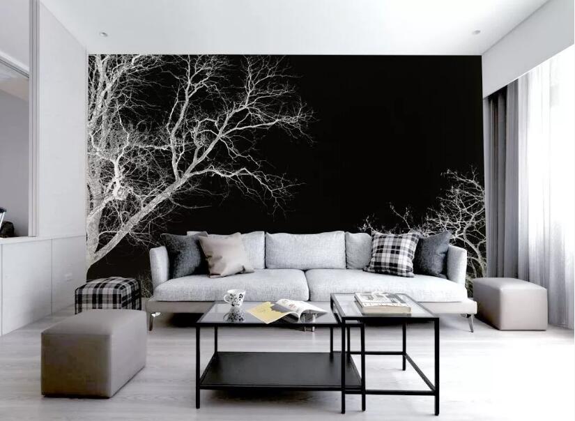 3D Dark Night Branches 116 Wall Murals Wallpaper AJ Wallpaper 2 