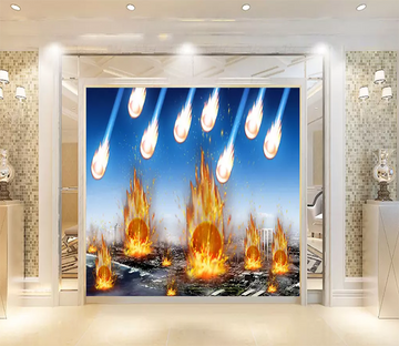 3D Meteorite Fire 404 Wallpaper AJ Wallpaper 2 
