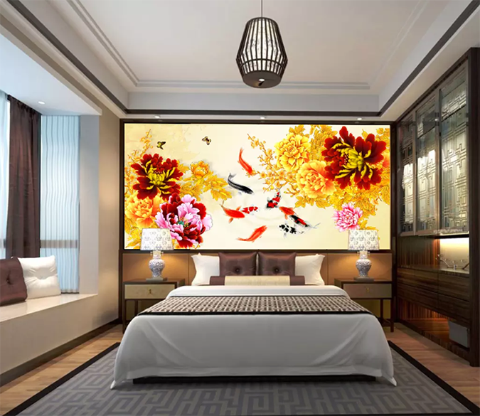 3D Goldfish Fighting Over Food 1399 Wallpaper AJ Wallpaper 2 