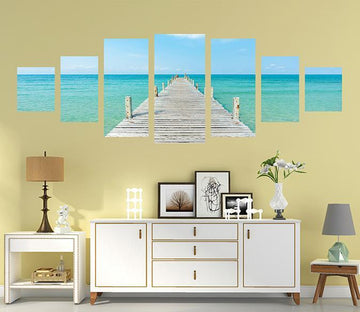 3D Boundless Sea 177 Unframed Print Wallpaper Wallpaper AJ Wallpaper 