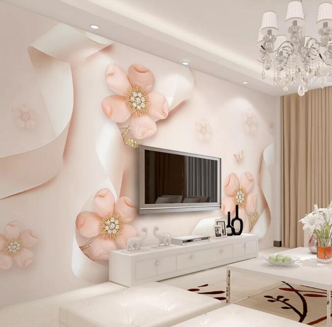 3D Diamond Petals WG86 Wall Murals Wallpaper AJ Wallpaper 2 