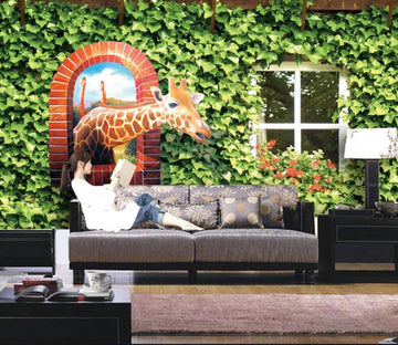 Window Giraffes Wallpaper AJ Wallpaper 2 