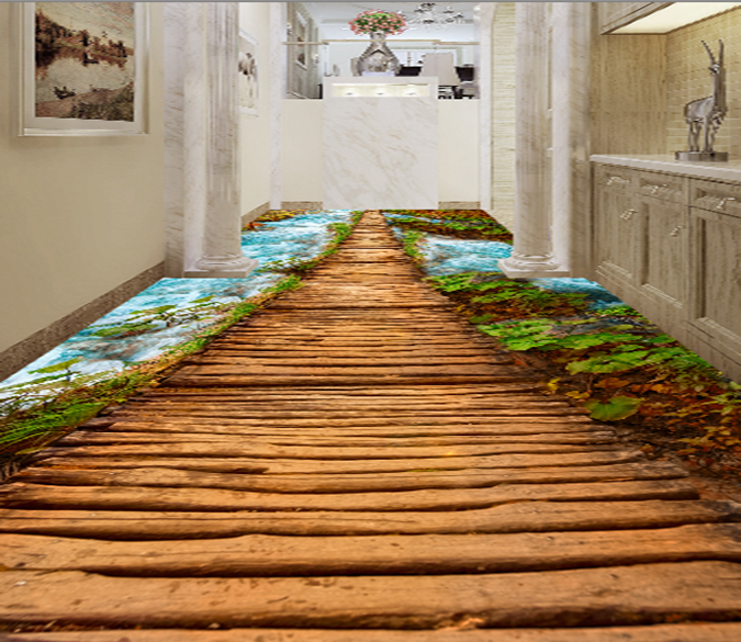 3D Trail 316 Floor Mural Wallpaper AJ Wallpaper 2 
