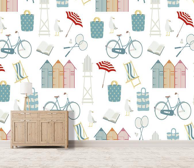 3D Bicycle Umbrella 273 Wallpaper AJ Wallpaper 