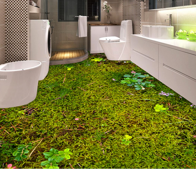 3D Meadow 053 Floor Mural Wallpaper AJ Wallpaper 2 
