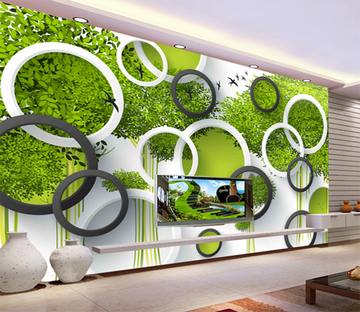 3D Tree Rings 387 Wallpaper AJ Wallpaper 