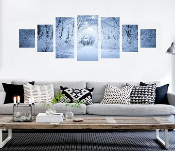 3D Snow Scenery 124 Unframed Print Wallpaper Wallpaper AJ Wallpaper 