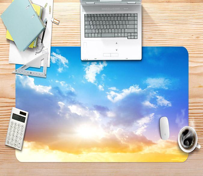 3D Sky Sunshine 198 Desk Mat Mat AJ Creativity Home 