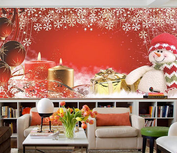 3D Candle Snowman 135 Wallpaper AJ Wallpaper 