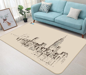 3D Graffiti Building 066 Non Slip Rug Mat Mat AJ Creativity Home 