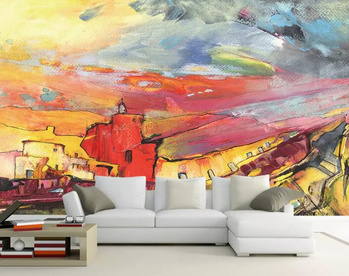 3D Color Graffiti WG95 Wall Murals Wallpaper AJ Wallpaper 2 