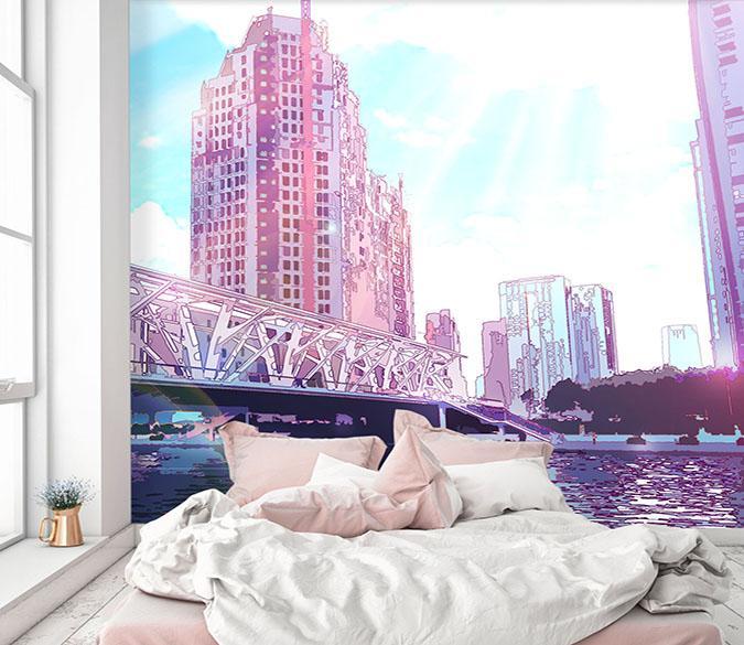 3D Beautiful City 102 Wallpaper AJ Wallpaper 