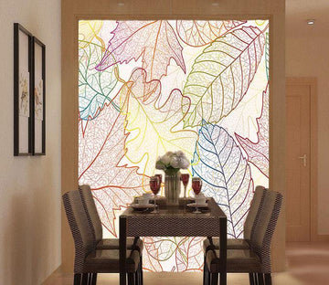 3D Line Leaves 033 Wallpaper AJ Wallpaper 