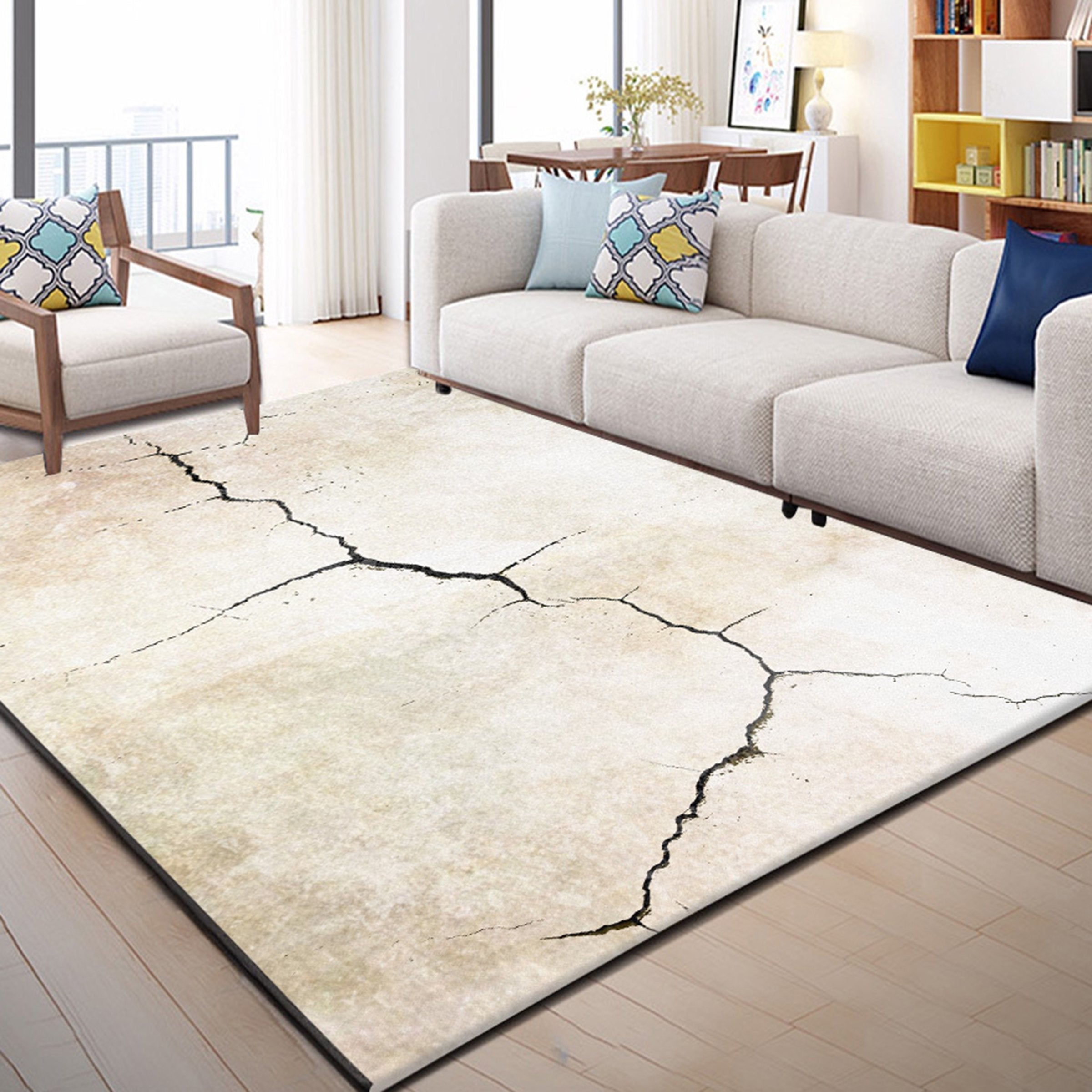 3D Crack WG286 Non Slip Rug Mat Mat AJ Creativity Home 