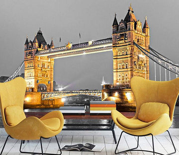 3D Bridge Lake 709 Wallpaper AJ Wallpaper 