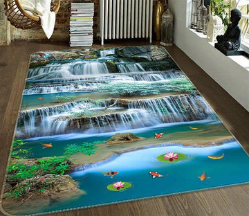 3D River Flow 031 Non Slip Rug Mat Mat AJ Creativity Home 