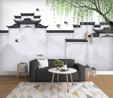 3D Swallow Wall 282 Wallpaper AJ Wallpaper 