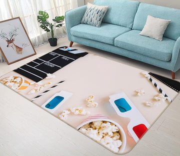 3D Popcorn Playing Board 211 Non Slip Rug Mat Mat AJ Creativity Home 