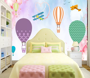 3D Cartoon Hot Air Balloon 1432 Wallpaper AJ Wallpaper 2 