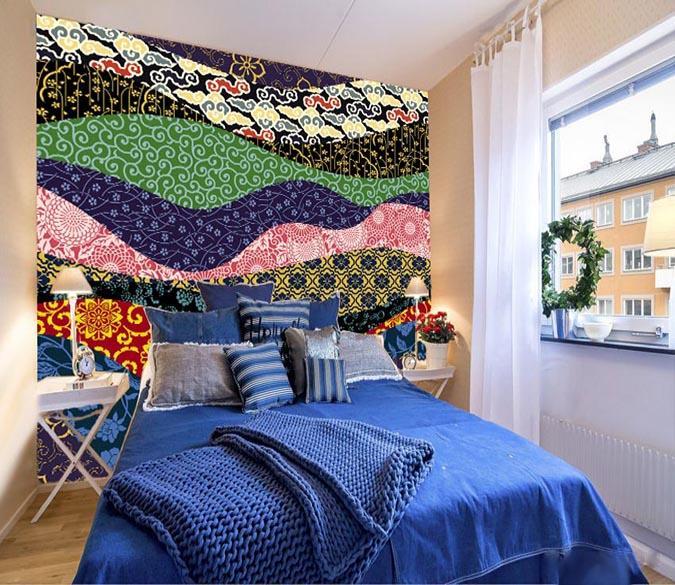 3D Colorful Waves 144 Wallpaper AJ Wallpaper 