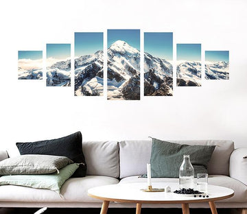 3D Snow White Peaks 183 Unframed Print Wallpaper Wallpaper AJ Wallpaper 