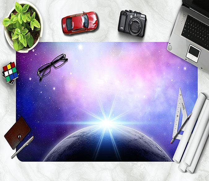 3D Milky Way Planet 025 Desk Mat Mat AJ Creativity Home 