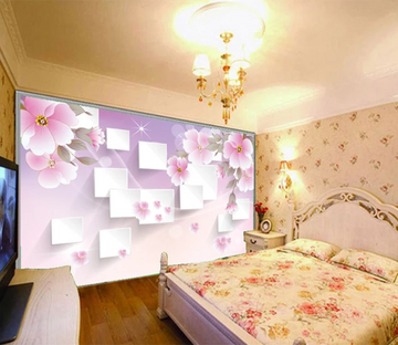 3D Flower Square Shining 765 Wallpaper AJ Wallpaper 2 