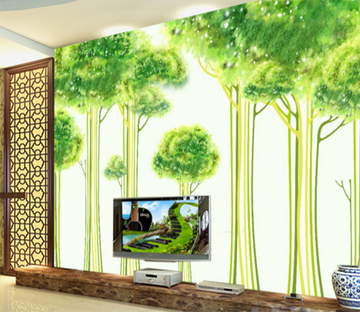 3D Lush Woods 160 Wallpaper AJ Wallpaper 