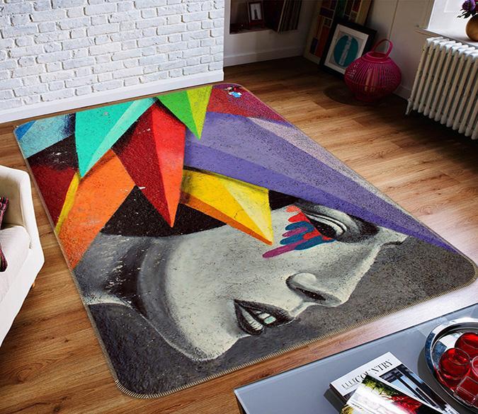 3D Woman Tears 307 Non Slip Rug Mat Mat AJ Creativity Home 