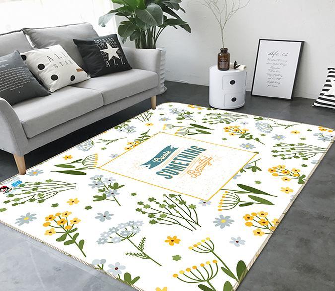 3D Small Flower 331 Non Slip Rug Mat Mat AJ Creativity Home 