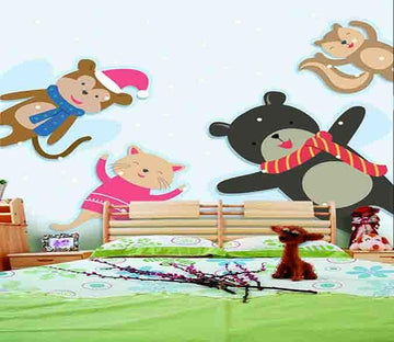 3D Bear Monkey 008 Wallpaper AJ Wallpaper 