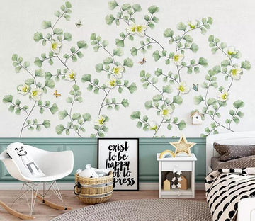 3D Leaf Flower Bird 297 Wallpaper AJ Wallpaper 