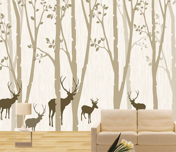 3D Deer Herd 754 Wallpaper AJ Wallpaper 2 