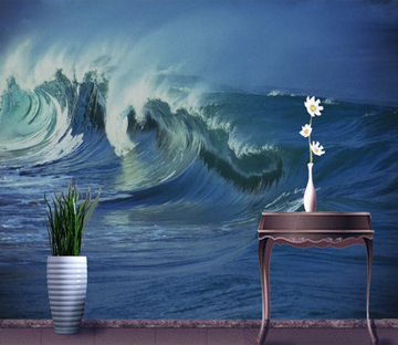 3D Oil Painting Wave 742 Wallpaper AJ Wallpaper 2 