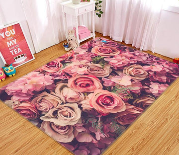 3D Rose Sea 004 Non Slip Rug Mat Mat AJ Creativity Home 